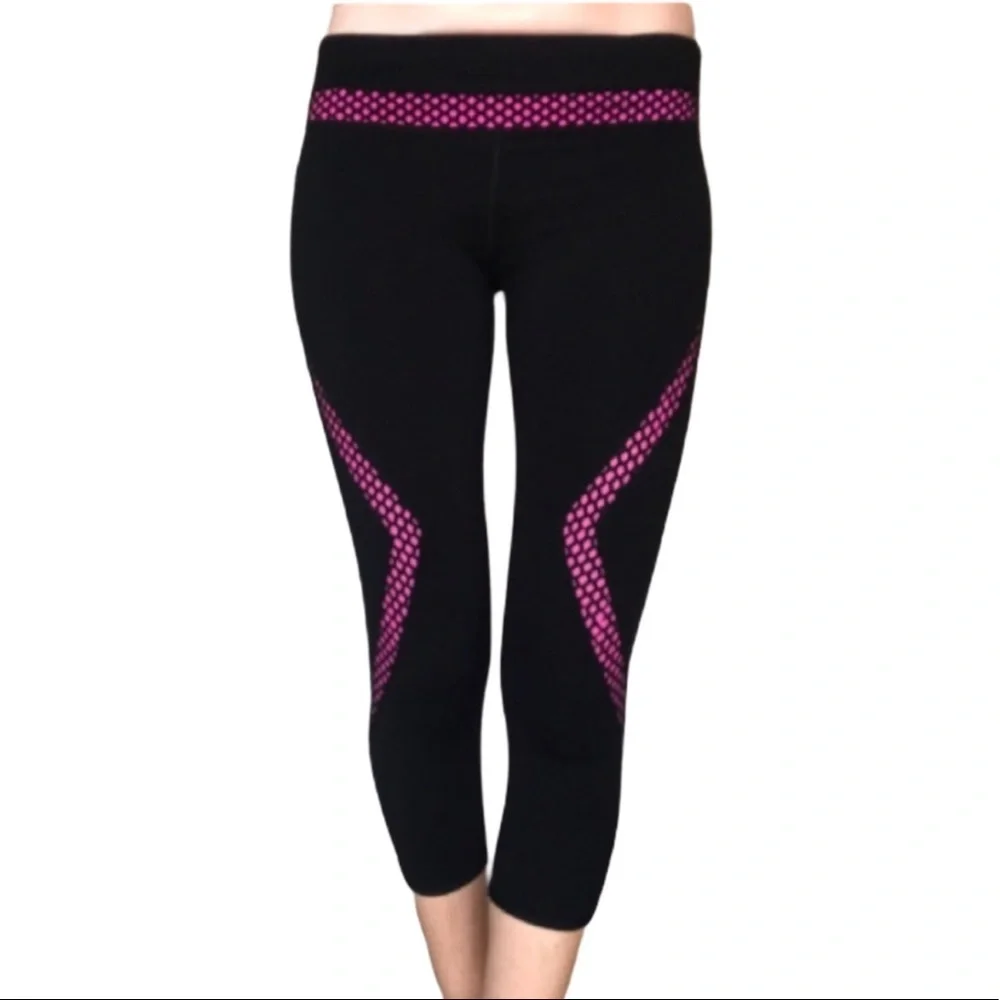 Lorna Jane LJ Black premium Capri leggings XL